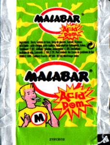 Emballage Malabar 2001 Goût : Acid'Pommes