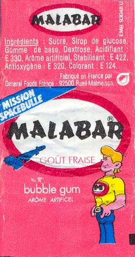 Emballage Malabar 1985 Goût : FRAISE