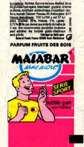 Emballage Malabar 1989 Goût : Fruits des Bois (sans sucre)