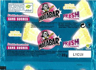 Emballage Malabar 2011 : Pocket Fresh Citron